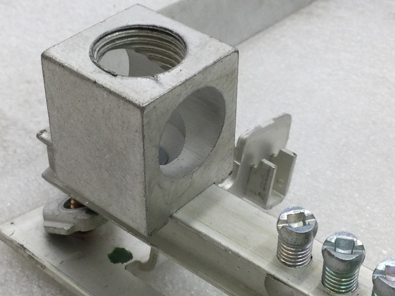 26 Position Neutral/Grounding Bar w/Metal Cross-Bar 12 1/2" x 10"