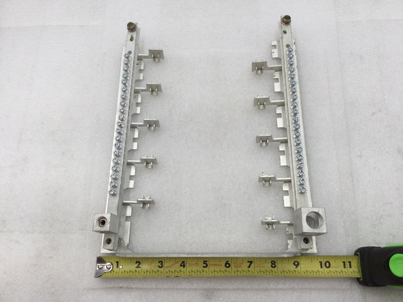 26 Position Neutral/Grounding Bar w/Metal Cross-Bar 12 1/2" x 10"