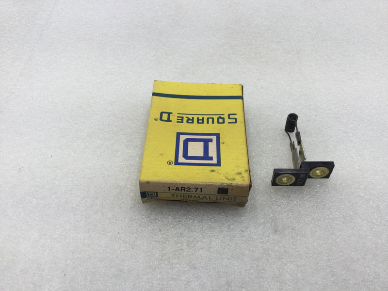 Square D AR2.71 Overload Relay Thermal Unit