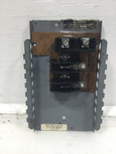 Cutler-Hammer CH8R 100 Amp 8 Space 120/240 VAC  Load Center Guts Only 6" X 9.5"