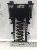 Square D QON30M200 200 Amp 30 Space 120/240 VAC Load Center Guts Only 9" X 18"