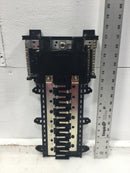 Square D QON30M200 200 Amp 30 Space 120/240 VAC Load Center Guts Only 9" X 18"
