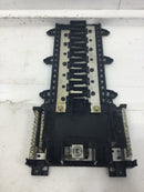 Square D QON30M200 200 Amp 30 Space 120/240 VAC Load Center Guts Only 9" X 18"