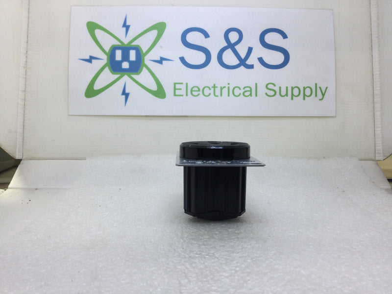 Leviton 5207-S10 Flush Mount 30 Amp Receptable 125/250 VAC NEMA 10-30R Rated