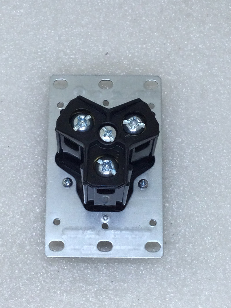 Leviton 5207-S10 Flush Mount 30 Amp Receptable 125/250 VAC NEMA 10-30R Rated