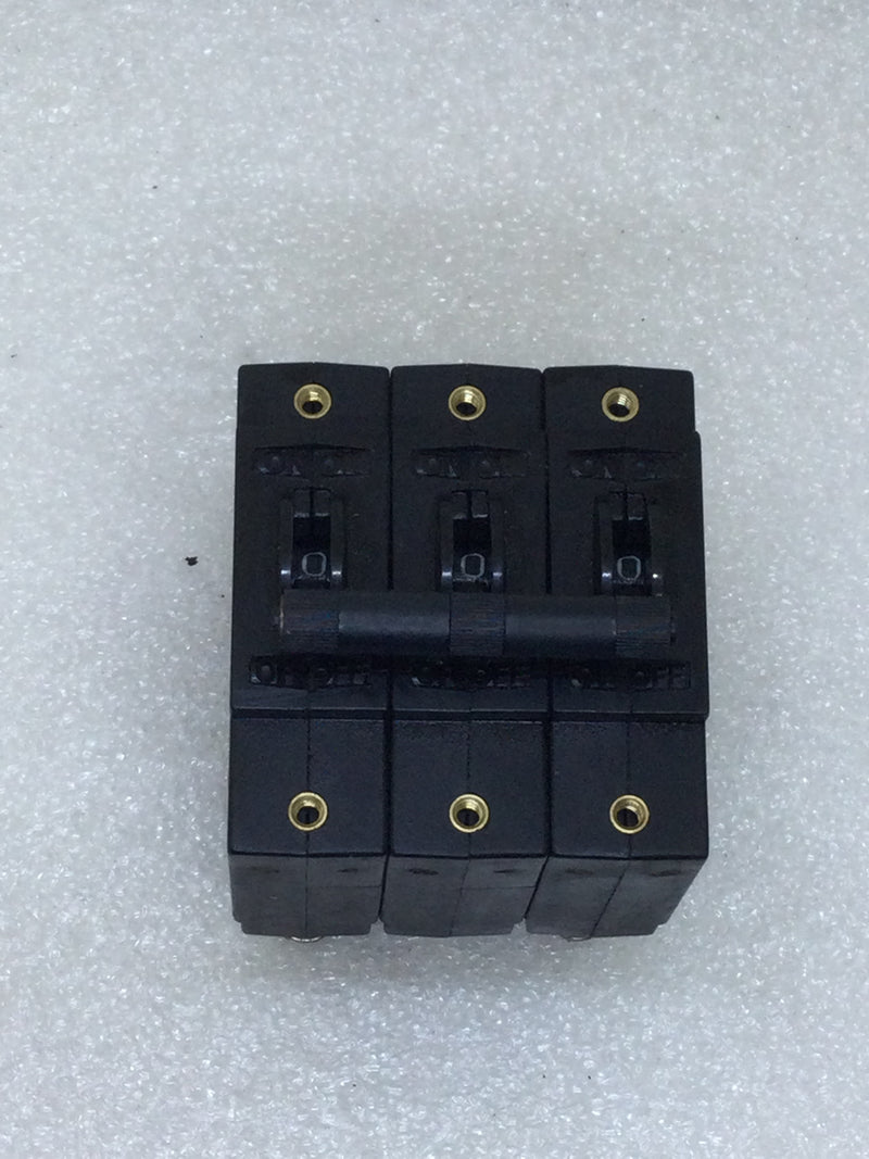 Potter & Brumfield/Tyco Electronics W93-X112-10 Amp 3 Pole 277 VAC Bolt On Circuit Breaker