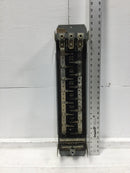Square D QON442 225 Amp 3 Phase 21 Space/42 Circuit MLO Load Center Guts Only 6" X 25"