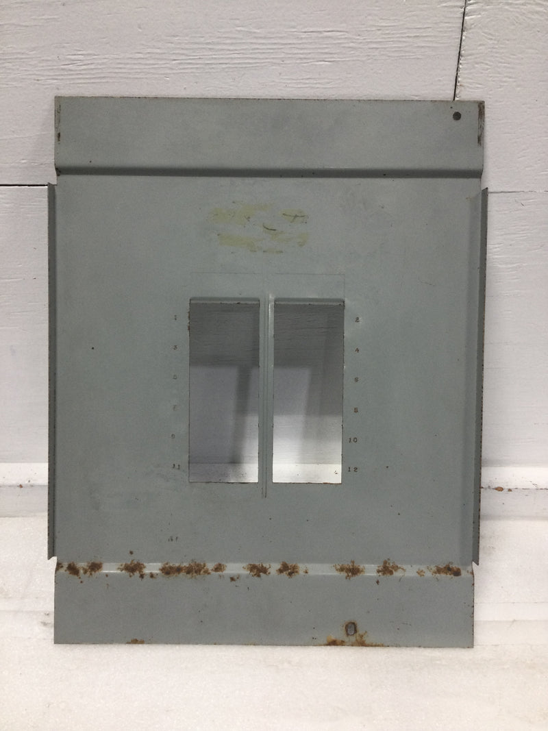 12 Space 120/240V Dead Front Only 17 7/8" x 14 1/8"