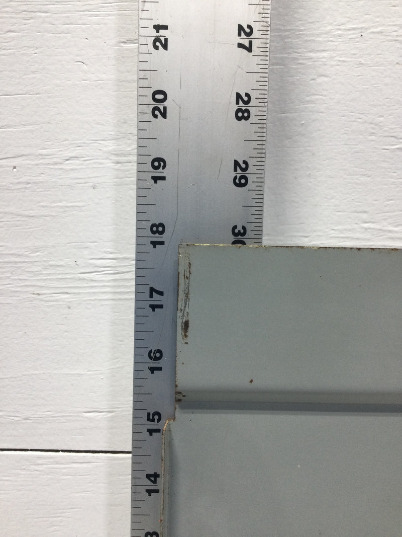 12 Space 120/240V Dead Front Only 17 7/8" x 14 1/8"