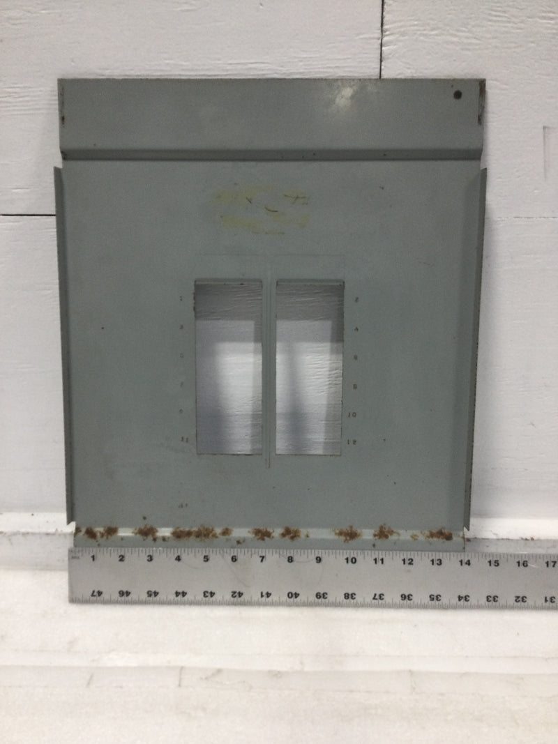 12 Space 120/240V Dead Front Only 17 7/8" x 14 1/8"