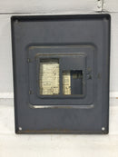 Square D QOC8M 8 Space 120/240V Load Center Door 14 3/8" x 11 5/8"