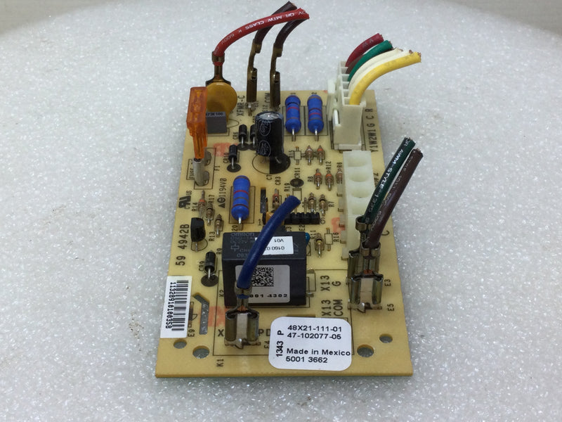 Emerson 47-102077-05 Blower/Fan Control Circuit Board w/ 5 Amp Fuse