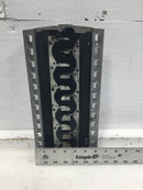 Bryant 125 Amp 20 Space 120/240 VAC Main Breaker Load Center Guts Only 6" X 13"