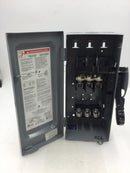 Square D H361 30 Amp 600 VAC Heavy Duty Fusible Safety Switch Type 1 Enclosure