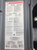 Square D H361 30 Amp 600 VAC Heavy Duty Fusible Safety Switch Type 1 Enclosure