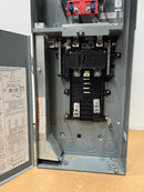 Square D QC816F150C 150 Amp 8 Space 16 Circuits Ringless Type Meter Main Combo With 150a Main Breaker 120/240vac Nema3r