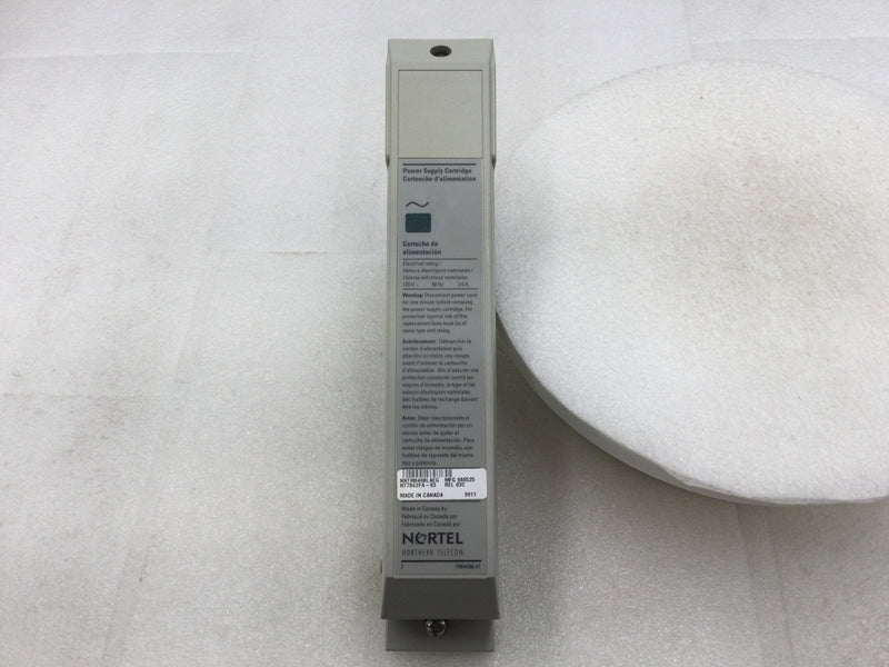 Norstar-PLUS Modular ICS NT7B53 Power Supply Cartridge NT7B62FA