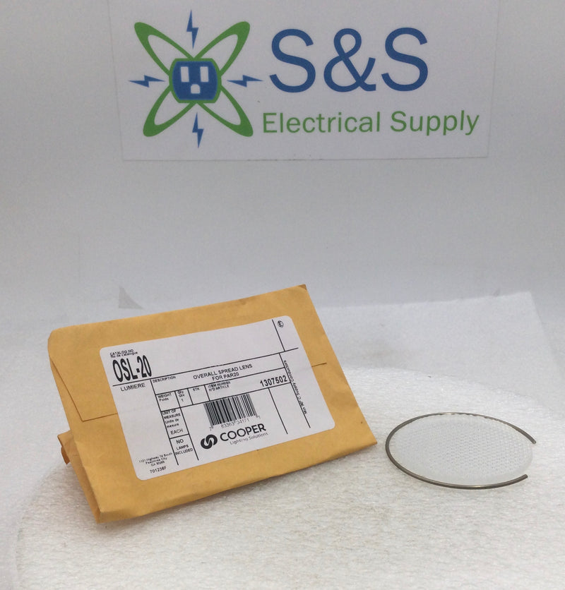 Cooper Lighting OSL-20 Spread Lens for PAR20 Light