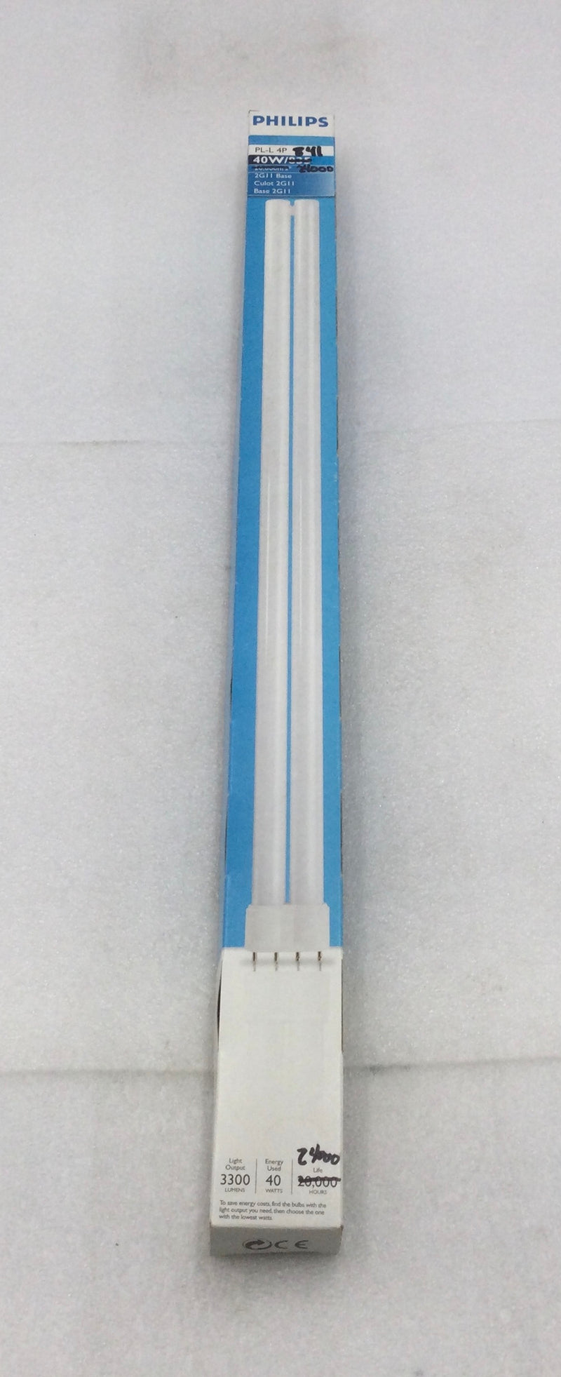 Philips  PL-L4P40W/841/4P/IS 40W 4-Pin 3300Lm Fluorescent Lamp