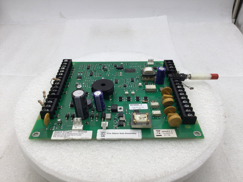 Silent Knight 5104B 6 Zone Fire Control Communicator Circuit Board