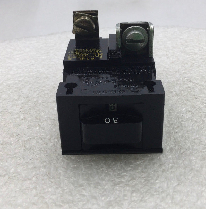 ITE/Pushmatic Bulldog P130 30 Amp 1 Pole 120/240V Circuit Breaker w/Screws