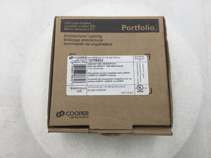 Cooper Lighting EU4B10208035 277V 3500K 2000Lm LED Light