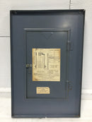 Wadsworth L100MB12-20 100 Amp 12 Space 120/240V Cover Door 18 3/4" x 12 3/8"