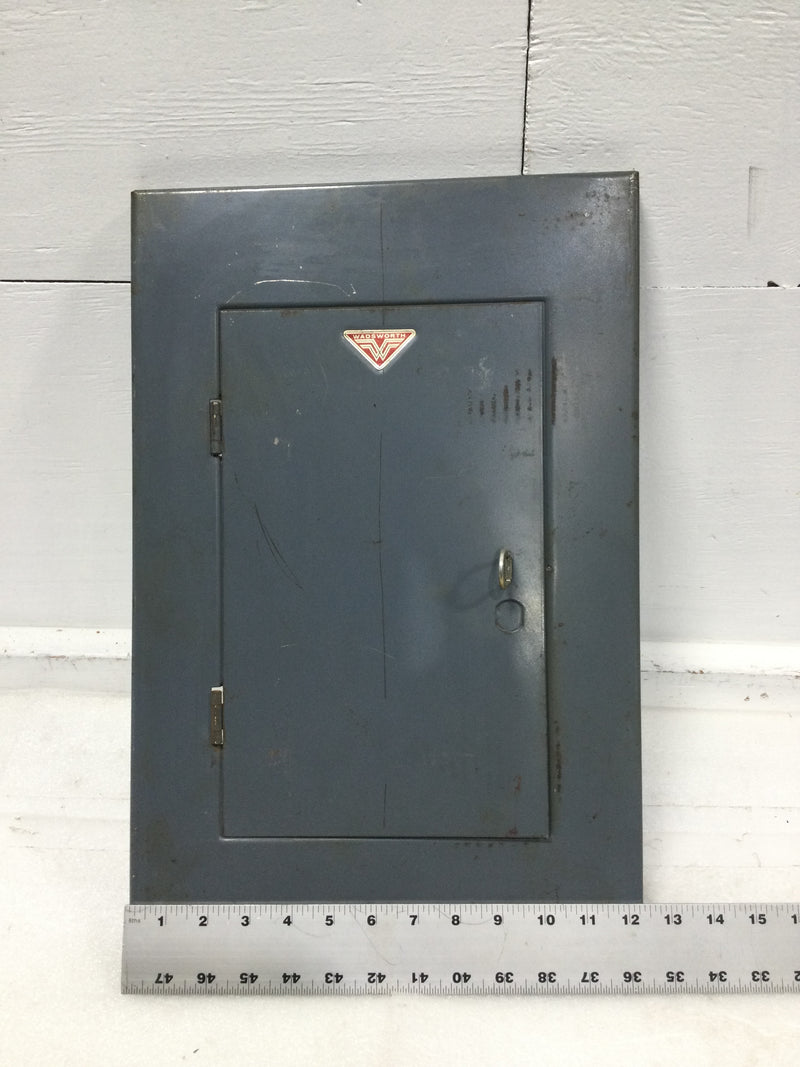 Wadsworth L100MB12-20 100 Amp 12 Space 120/240V Cover Door 18 3/4" x 12 3/8"