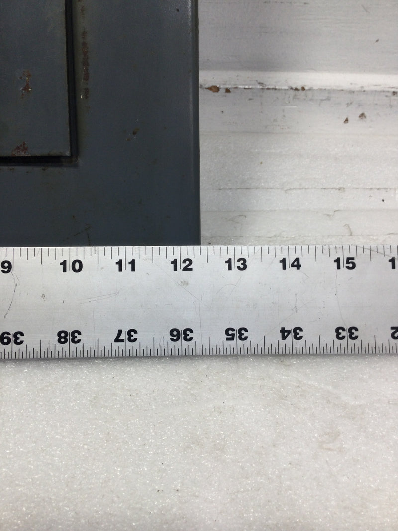 Wadsworth L100MB12-20 100 Amp 12 Space 120/240V Cover Door 18 3/4" x 12 3/8"