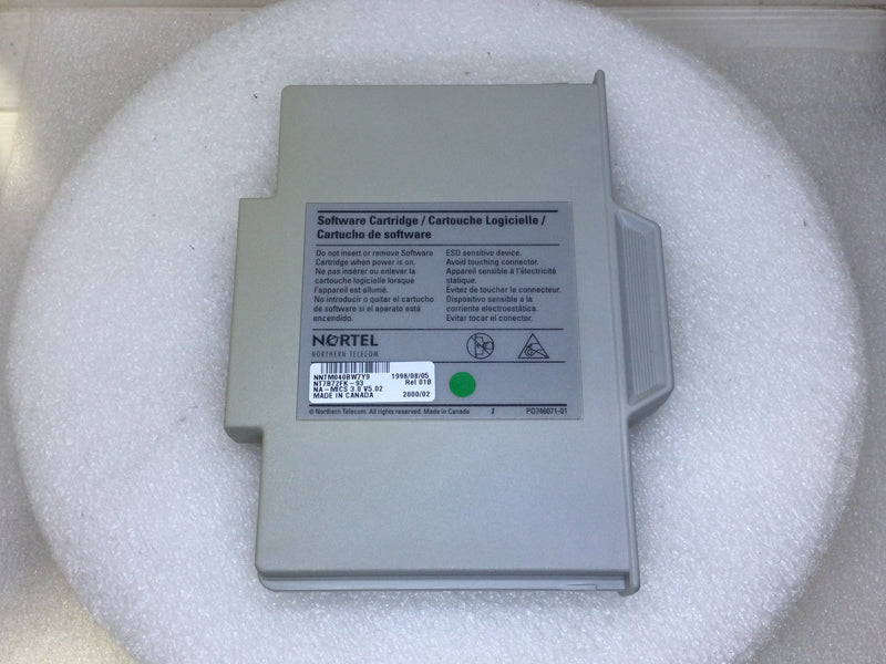 Norstar-PLUS Modular ICS NT7B53 Software Cartridge