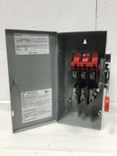 Eaton - Cutler Hammer DH361FGK Switch, Heavy Duty Safety, 3 Pole, 30A, Nema 1, Fusible - New