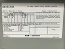 Eaton - Cutler Hammer DH361FGK Switch, Heavy Duty Safety, 3 Pole, 30A, Nema 1, Fusible - New