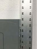 Square D MHC32SHR Cover/Door Only 44 Space Panelboard Catalog No. 12193781140080001 Type 1 NQOD Panel Board, 225Amp, 120V 3 Ph 4 wire 35 1/8" x 18 1/8"