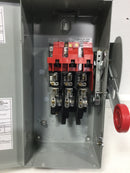 Eaton DH321FRK 30 Amp 3 Pole 120/240V Fused Heavy Duty Safety Switch