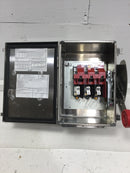 Eaton DH361UWK Heavy Duty Safety Switch, 30A, 600V, 3 Pole Non Fusible, NEMA Type 4 Watertight