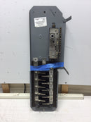 Square D QON20-30MW150-1 20 Space 150 Amp 120/240 VAC Main Breaker Load Center Guts Only 6" X 21.5"