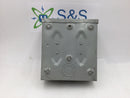 GE General Electric 741X 11G232 100 Amp Meter Socket Single Phase 600 VAC 8" X 9.5"