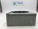 GE General Electric 741X 11G232 100 Amp Meter Socket Single Phase 600 VAC 8" X 9.5"