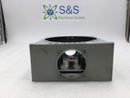 GE General Electric 741X 11G232 100 Amp Meter Socket Single Phase 600 VAC 8" X 9.5"