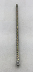 41 Position 4-14 AWG Grounding Bar 15 1/2" x 3/4"