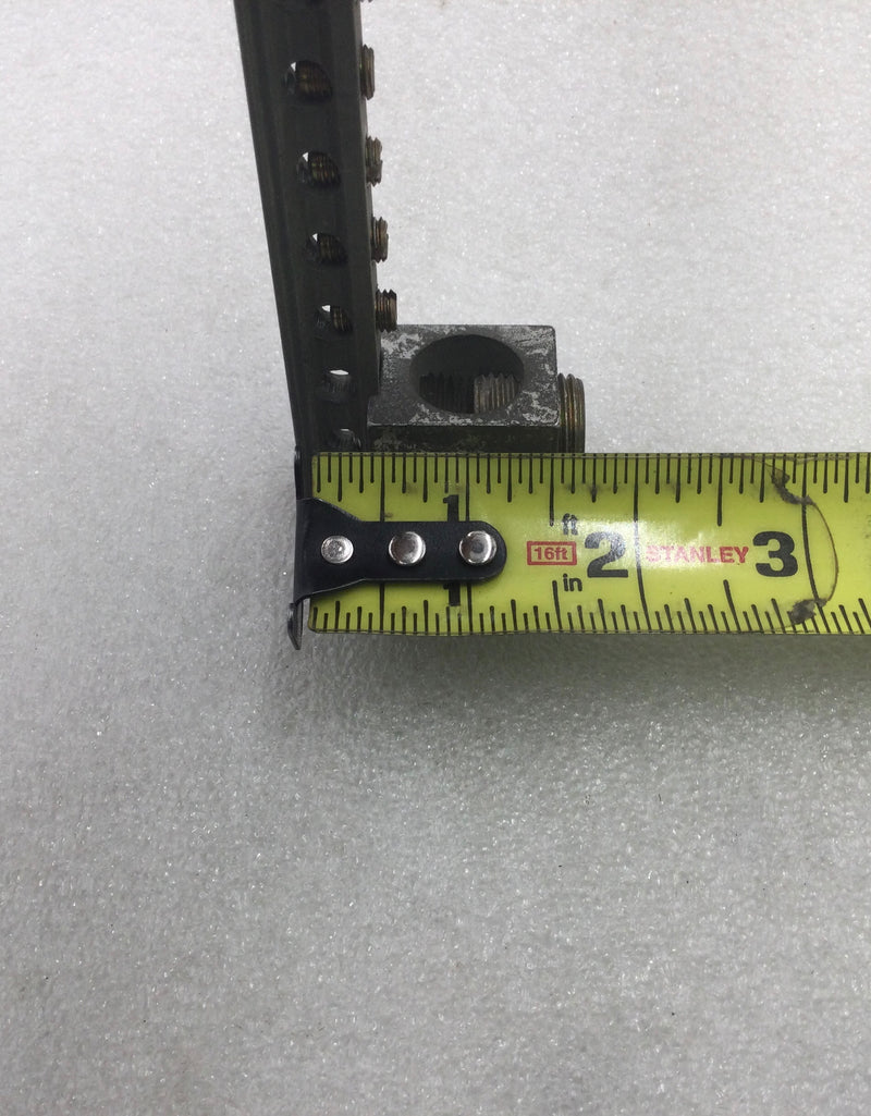 Generic 19 Position 4-14 AWG Grounding Bar Set w/Metal Cross Bar