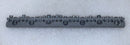 27 Position 4-14 AWG Grounding Bar 8 1/4" x 3/4" - No Lugs