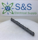 27 Position 4-14 AWG Grounding Bar 8 1/4" x 3/4" - No Lugs