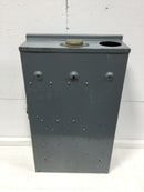 Square D H224NRB Safety switch, heavy duty, fusible, 200A, 3 wire, 2 pole, 1 neutral, 60hp, 240VAC/250VDC, NEMA 3R, bolt on hub provision - missing Neutral