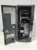 Square D 8538SBG63V02CSY74 AC Combination Motor Starter, 30A, 2 Phase Type 1 Enclosure