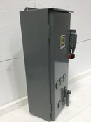 Square D 8538SBA66V02SY157Y74Y76 AC Combination Motor Starter, 30A, 2 Phase, Enclosure Type 12/3R