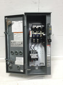 Square D 8538SBA66V02SY157Y74Y76 AC Combination Motor Starter, 30A, 2 Phase, Enclosure Type 12/3R