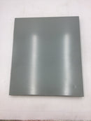 Eaton BRP12L125R 125 Amp 120/240V 1 Phase/ 3 Wire Main Lug Load Center DOOR ONLY Outdoor Mount, 12 space 24 Circuit - 17 1/2" x 14 1/2"