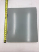 Eaton BRP12L125R 125 Amp 120/240V 1 Phase/ 3 Wire Main Lug Load Center DOOR ONLY Outdoor Mount, 12 space 24 Circuit - 17 1/2" x 14 1/2"