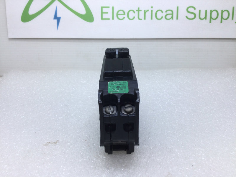 GE General Electric TR1520 15/20 Amp 2 Pole Type TR Circuit Breaker Tandem Twin 120VAC 15A 20A